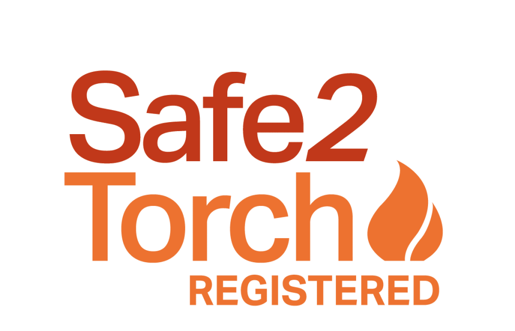Safe2Torch Registered roofing contractor badge