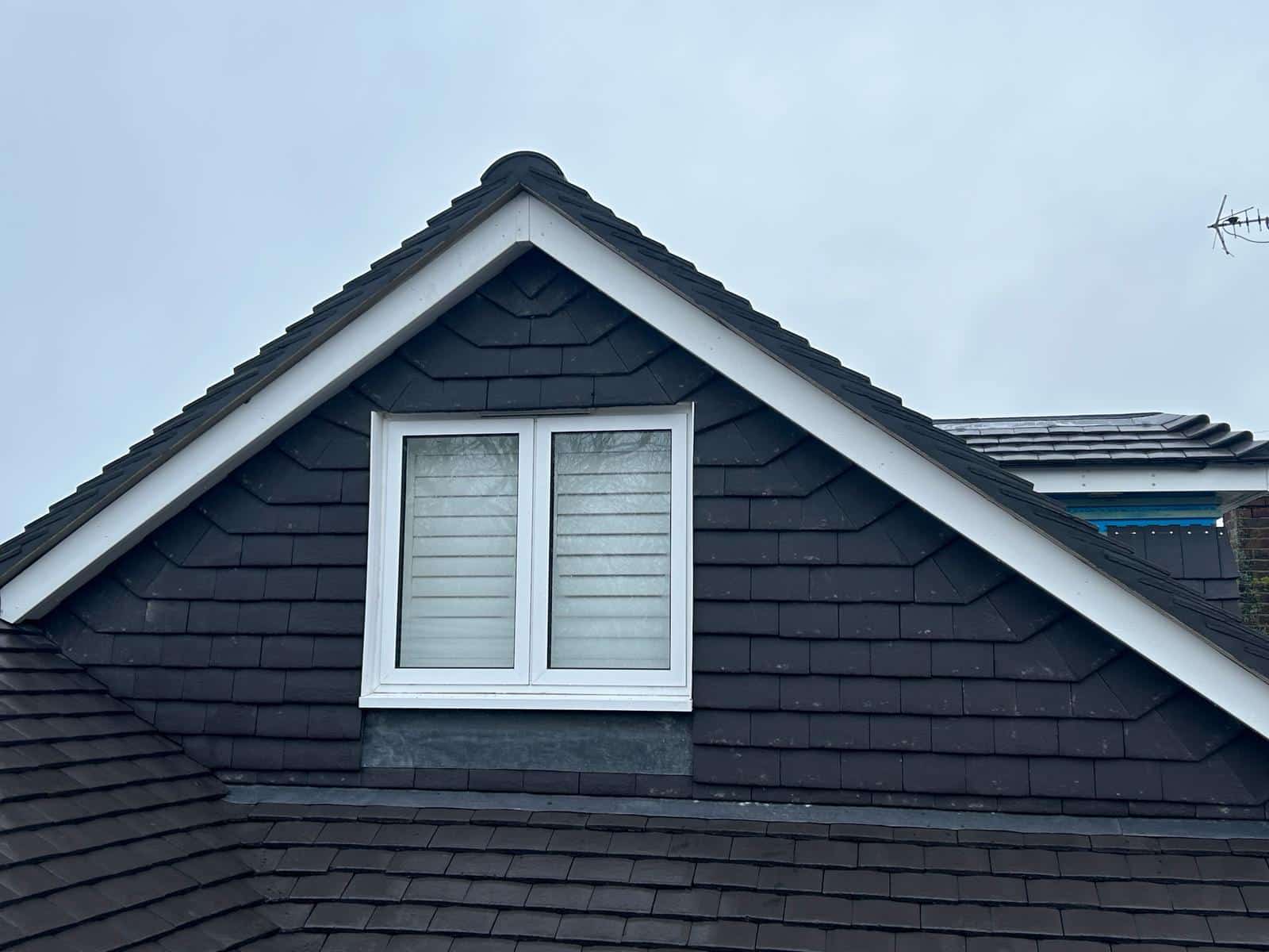 Roofing work in progress on a Mid Sussex home