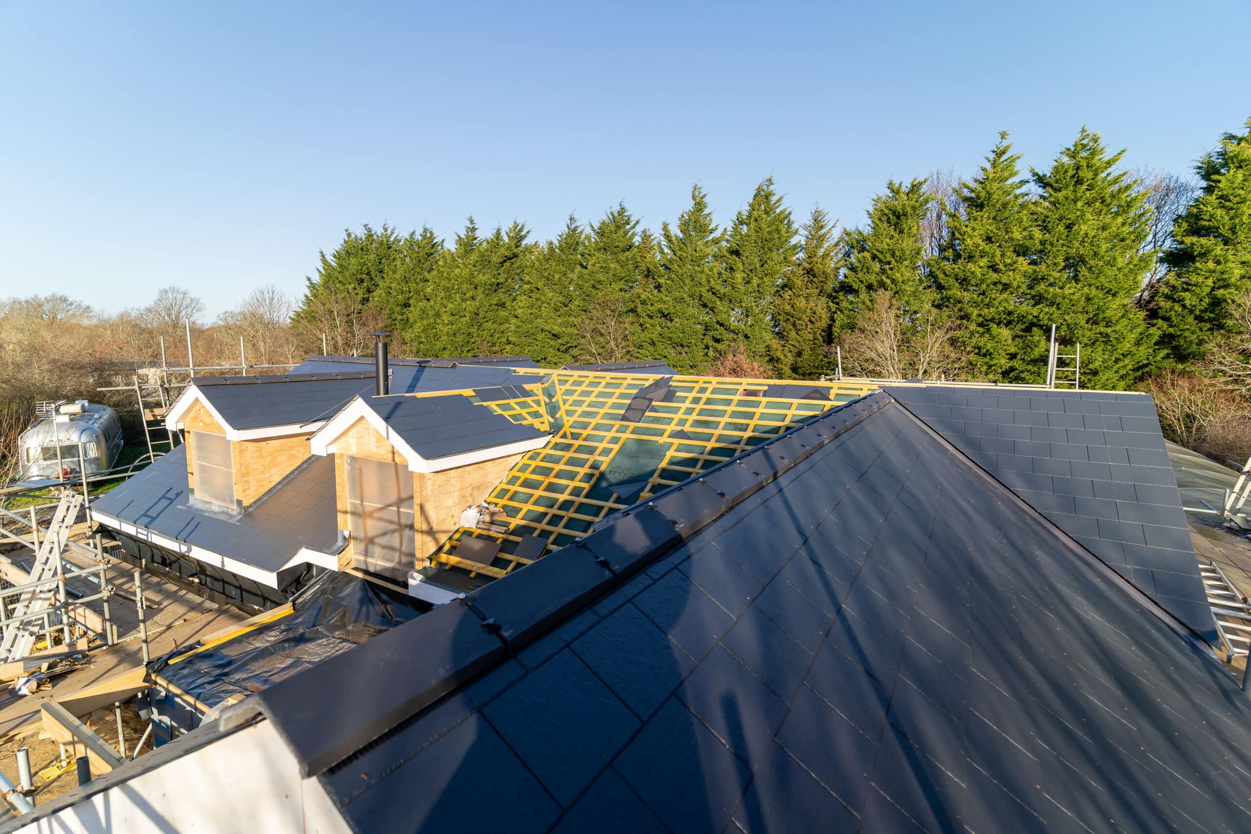 Cornerstone Roofing provide a wide range of specialised services, from high-quality installations of pitched roofs and flat roofs to expert leadwork, chimney repairs, guttering solutions, and more.