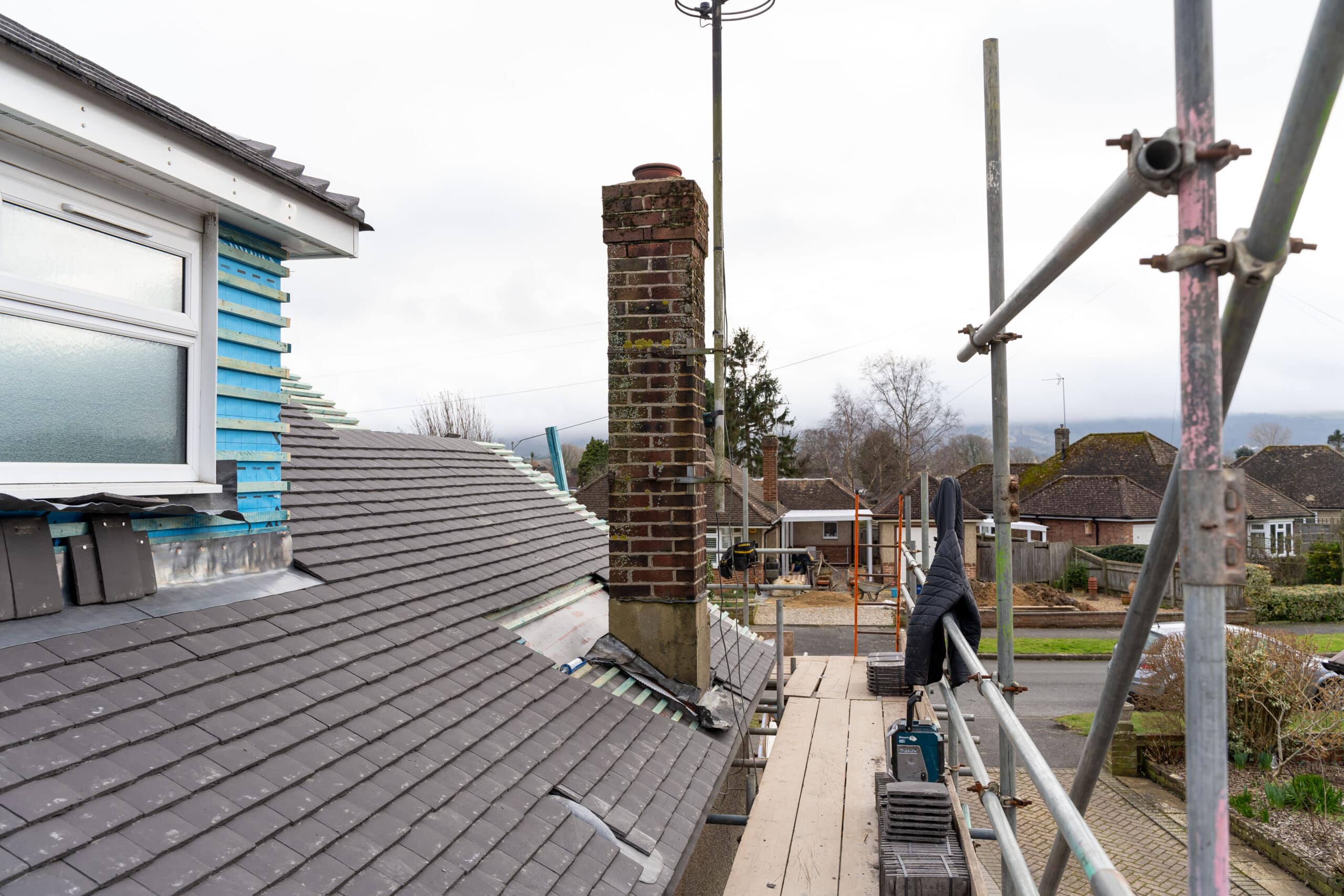Mid Sussex pitched roof replacement by Cornerstone Roofing