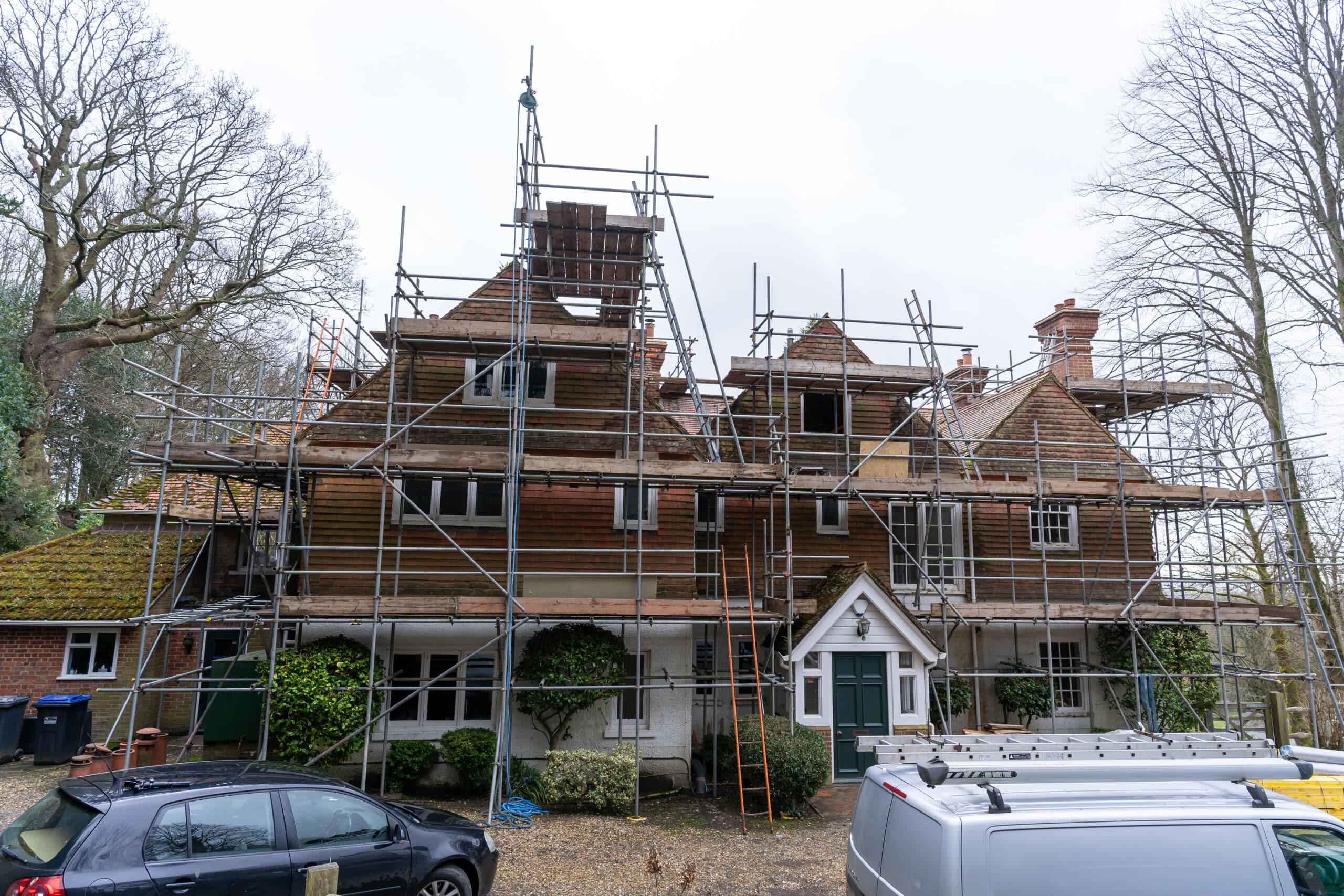 Pitched roof renovation in a Mid Sussex village by Cornerstone Roofing