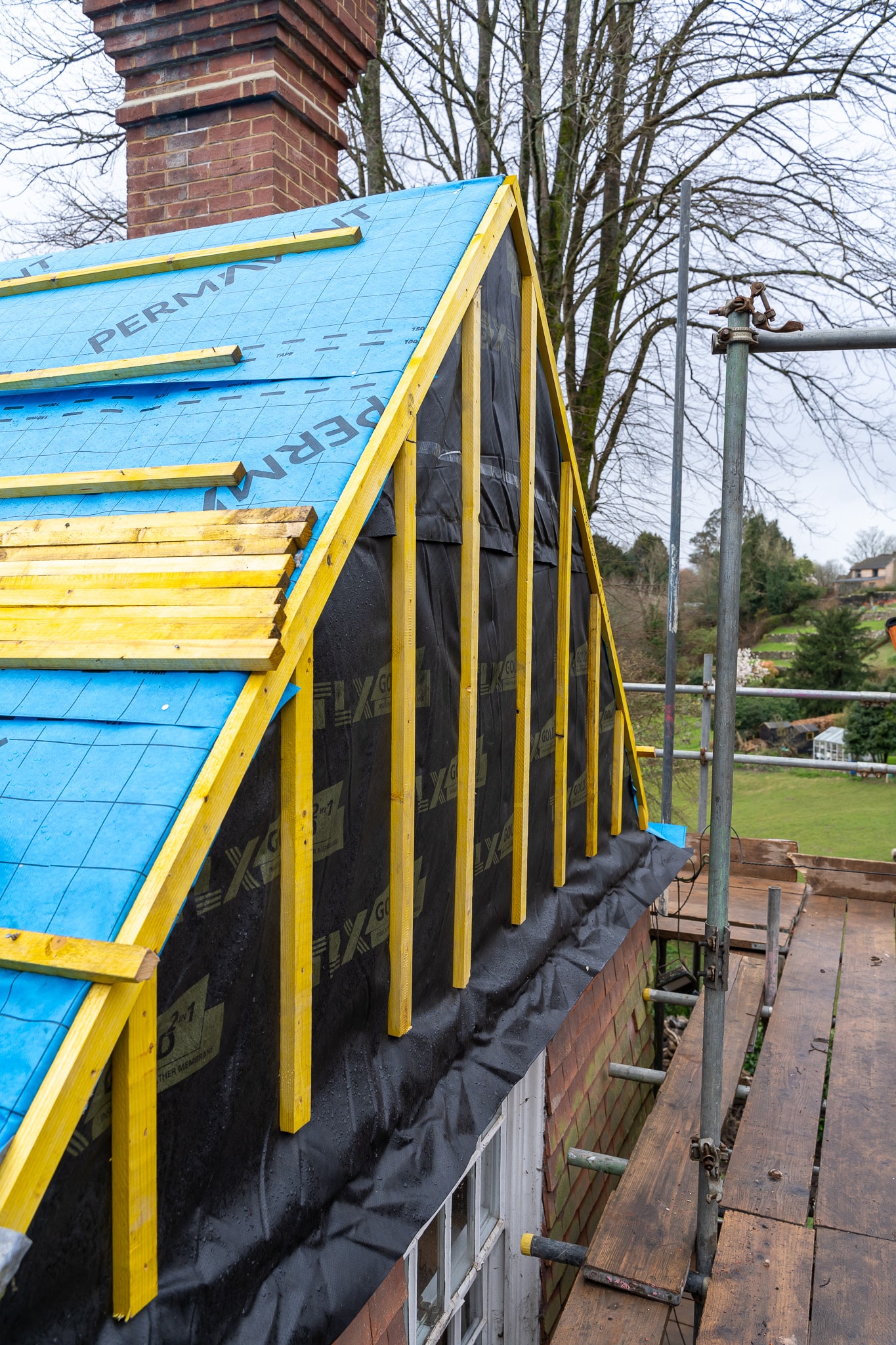 Tiled pitched roof in a Mid Sussex village, Cornerstone Roofing