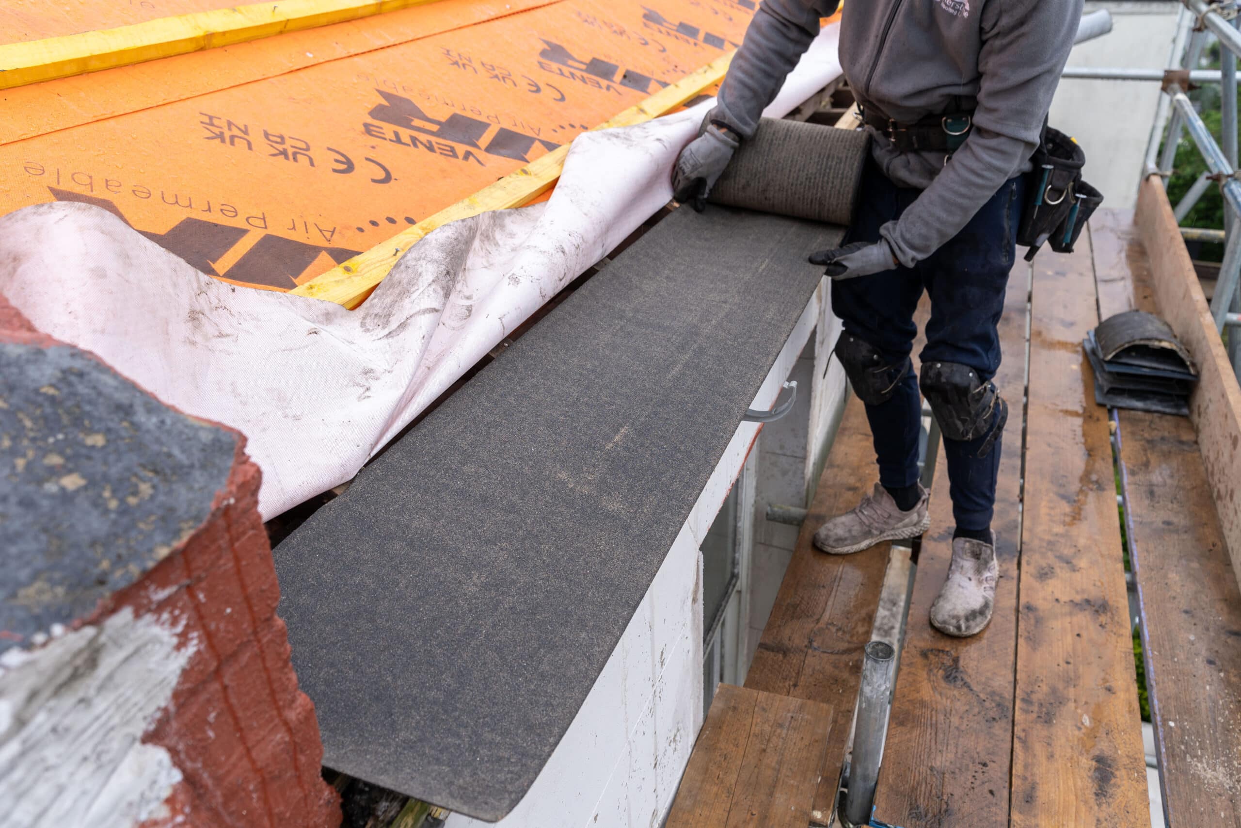 New tiled pitched roof installation by Cornerstone Roofing in Sussex